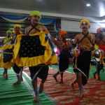 Dollu Kunitha performance on the occasion of Birthday of Dalai Lama at Bailkuppe